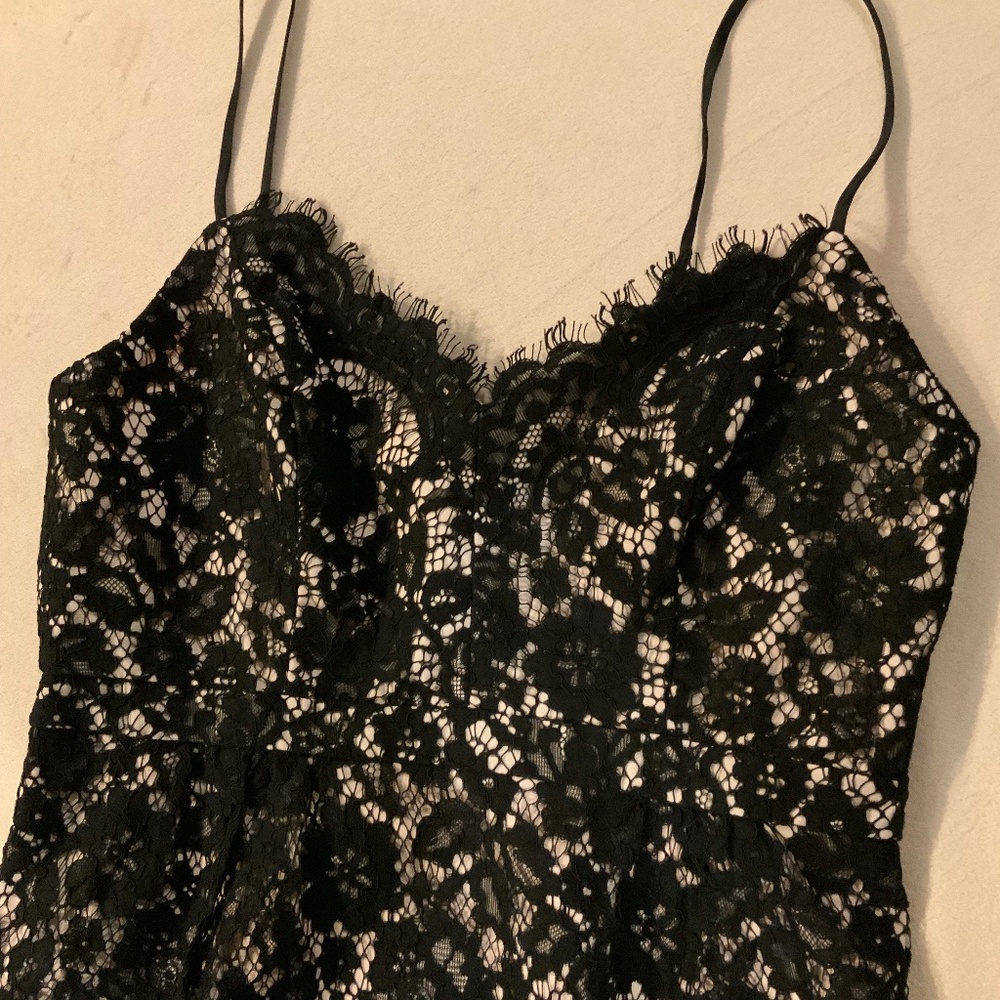 JCrew Black 10 Lace Adjustable Straps Dress Timeless Classic Wedding guest Party - Picture 5 of 11